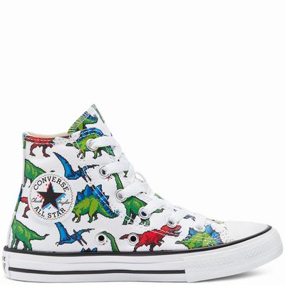 Gyerek Converse 8-Bit Chuck Taylor All Star Magasszárú Cipő CO1528647 Fehér/Zöld